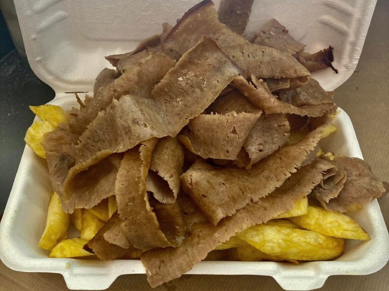 Succulent Doner Kebabs served at Marinis Fish & Chip Takeaway in Ladywell